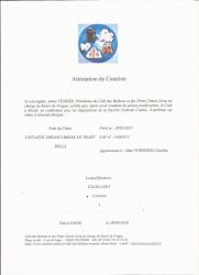 Attestation de cotation